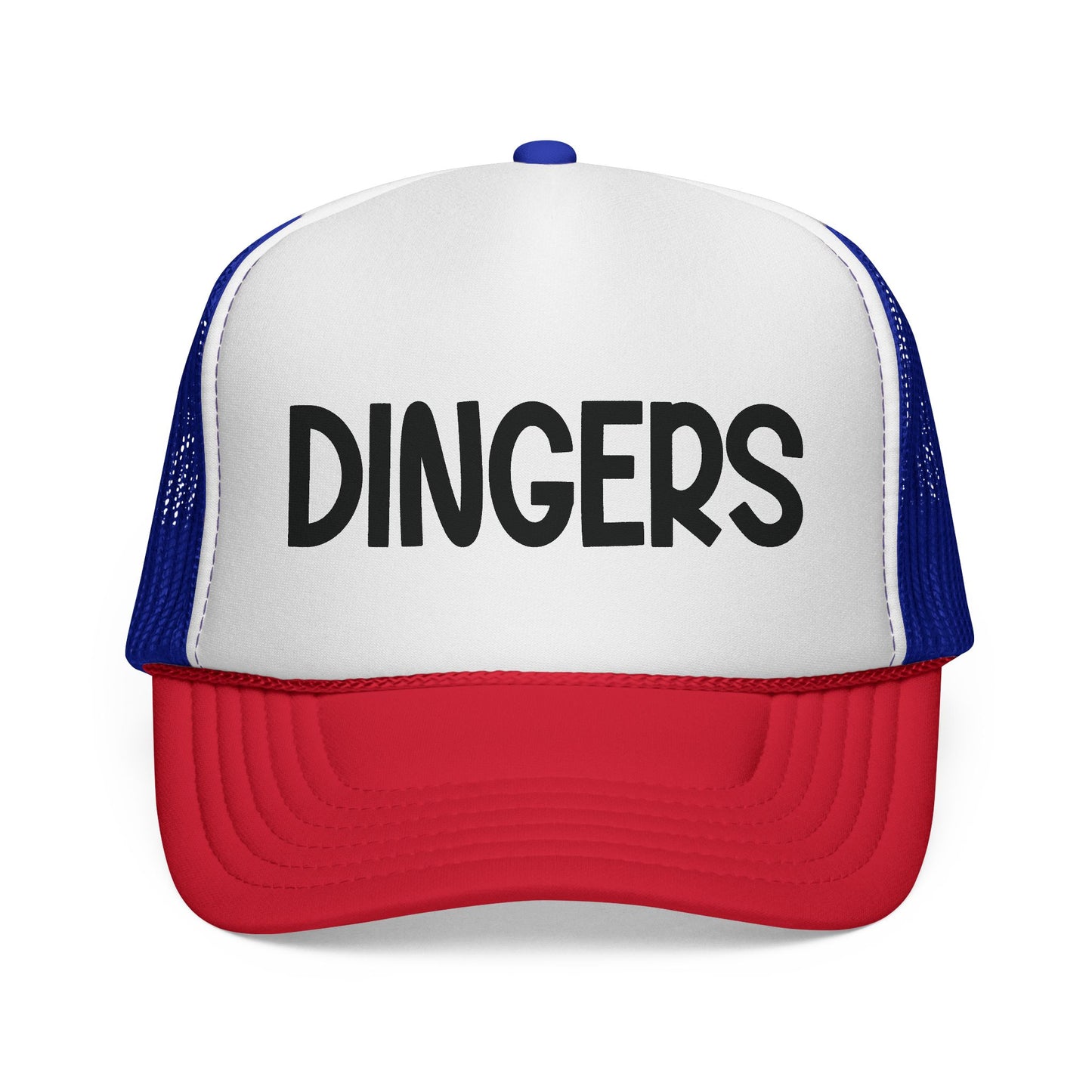 DINGERS Trucker Cap - Baseball Hat for Home Run Fans