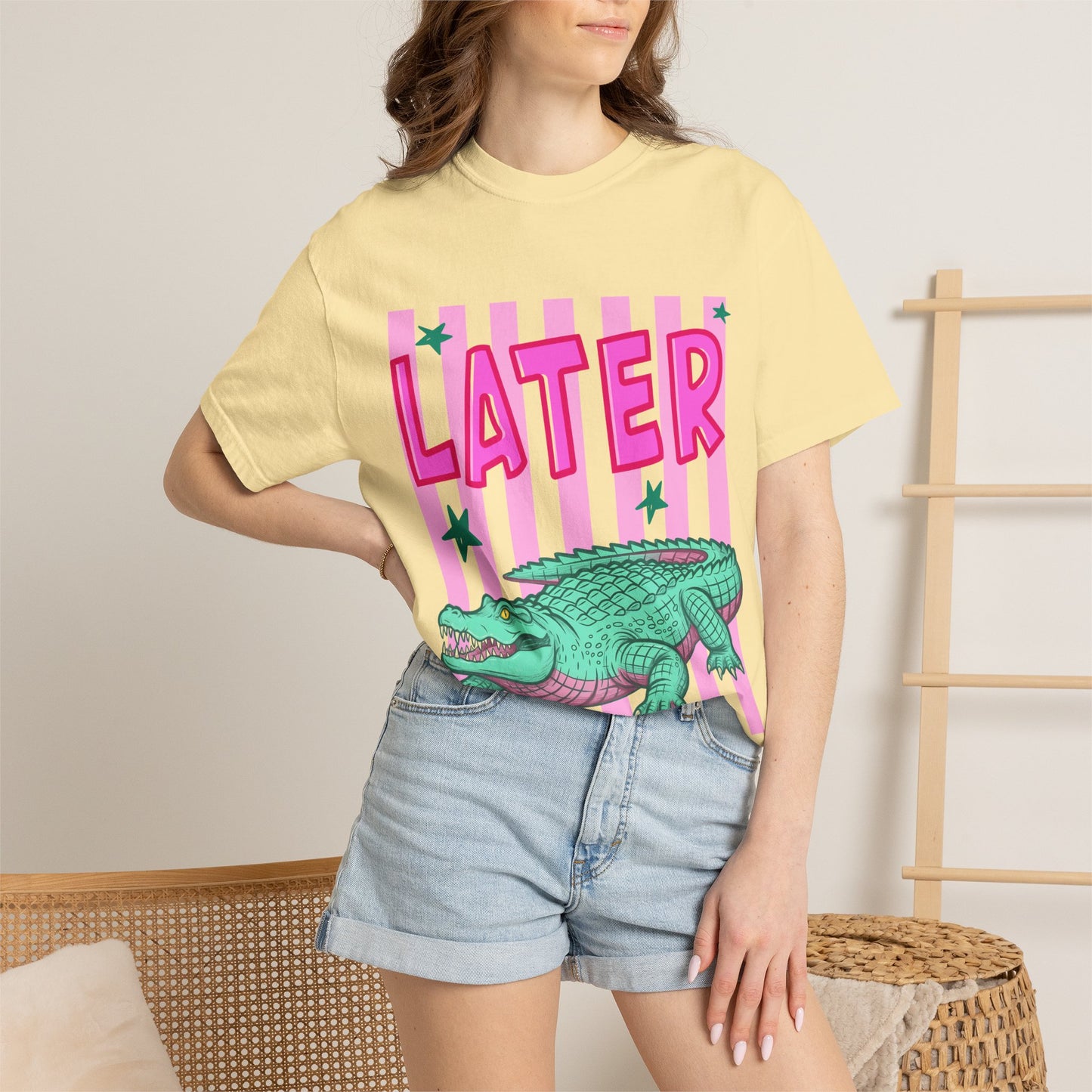 Later Gator After While T-Shirt — Retro Alligator Graphic Tee