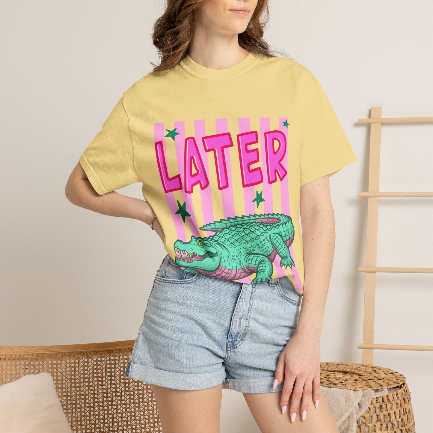 Later Gator After While T-Shirt — Retro Alligator Graphic Tee