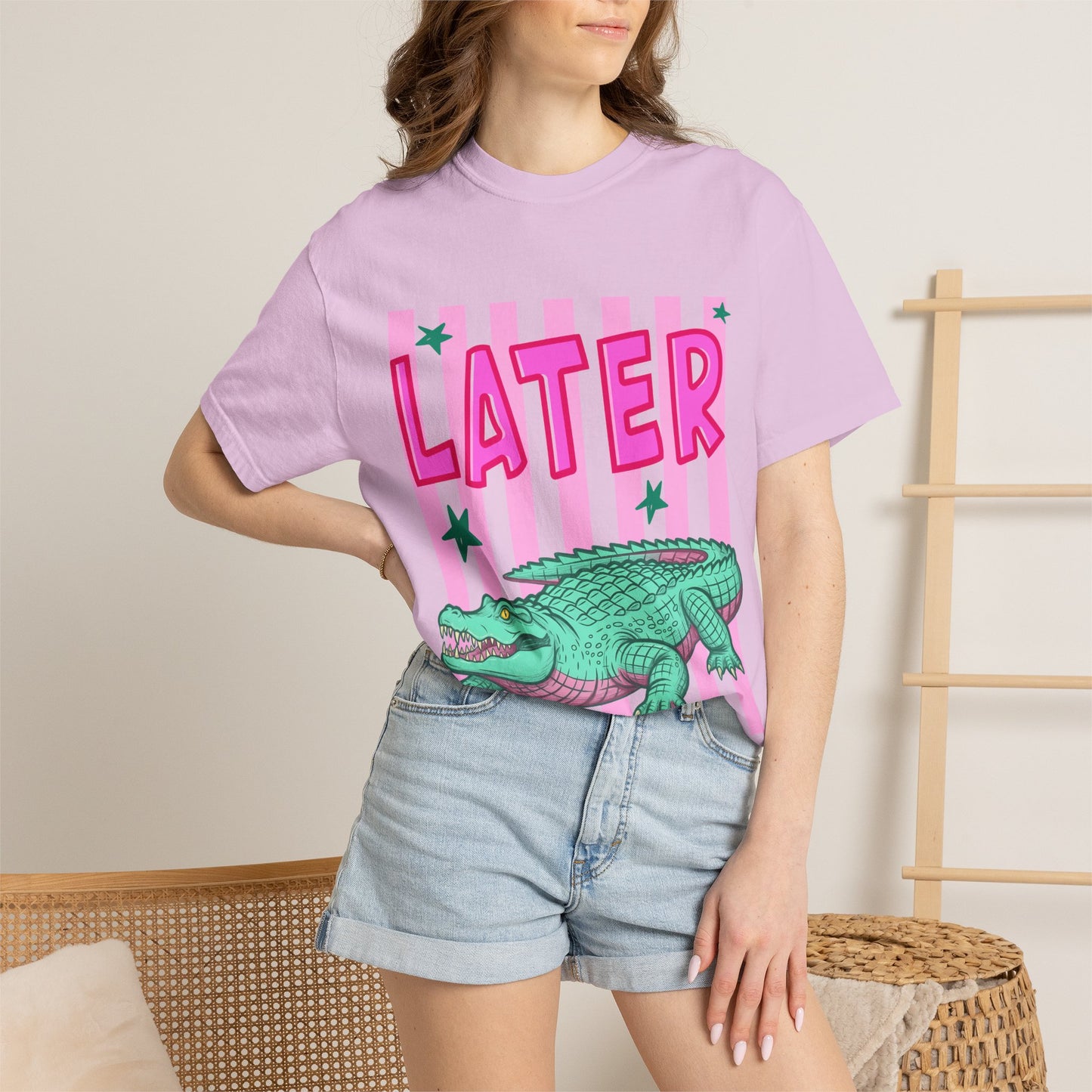 Later Gator After While T-Shirt — Retro Alligator Graphic Tee