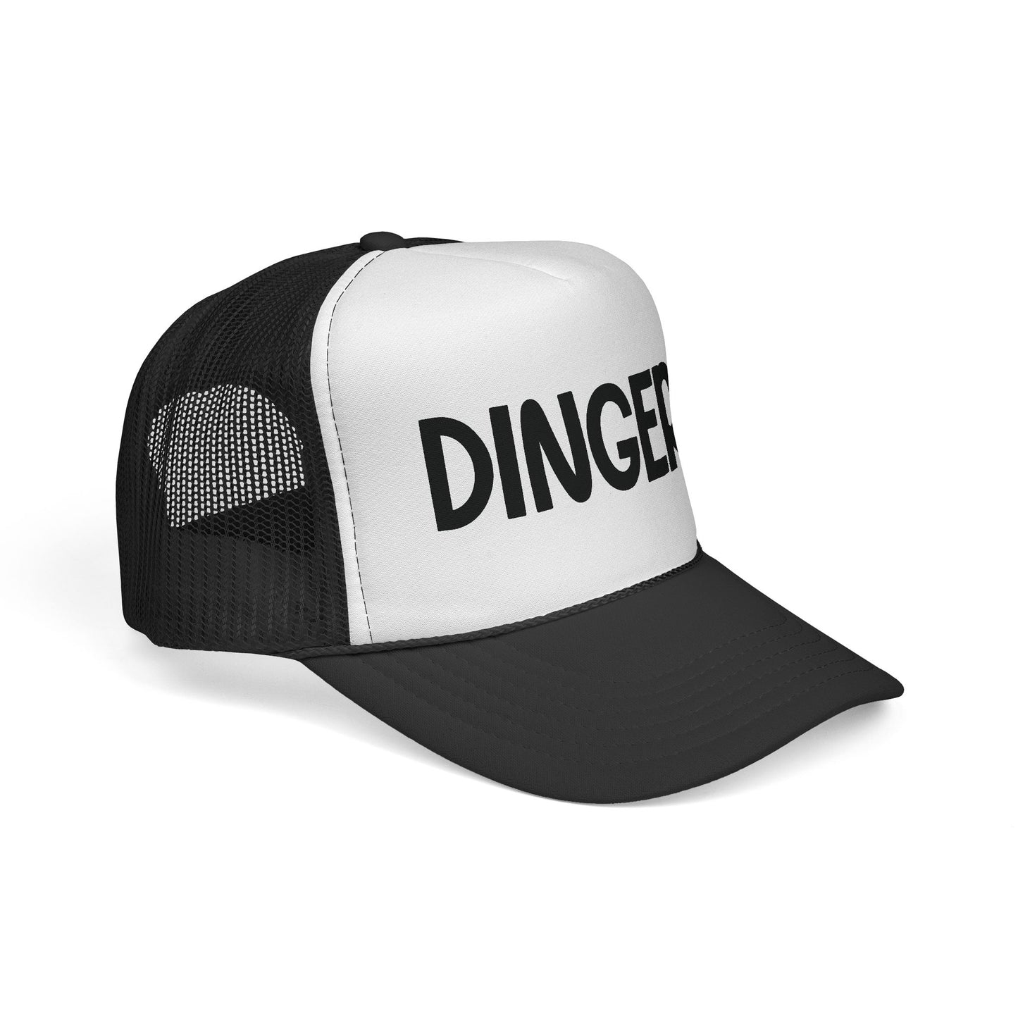 DINGERS Trucker Cap - Baseball Hat for Home Run Fans