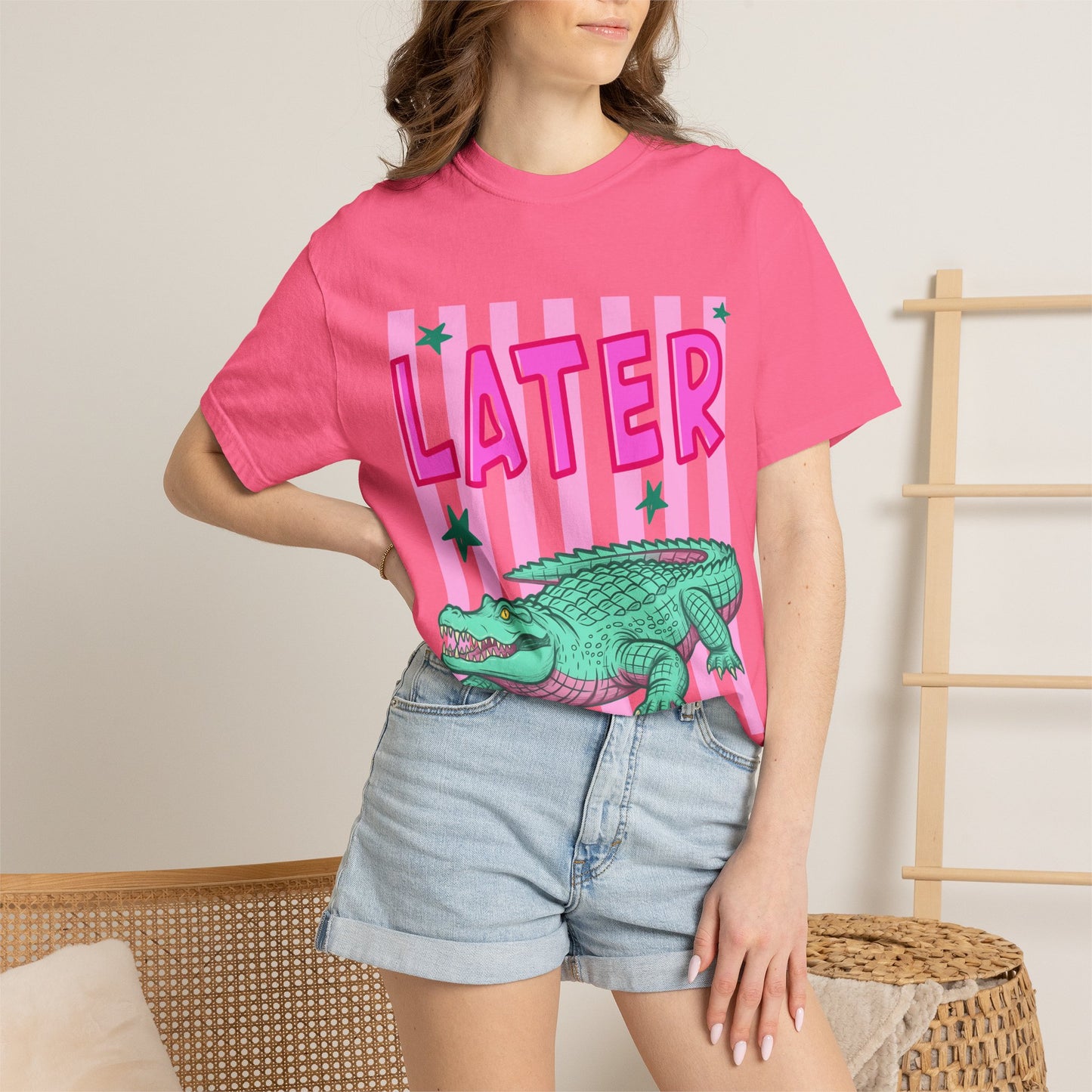 Later Gator After While T-Shirt — Retro Alligator Graphic Tee