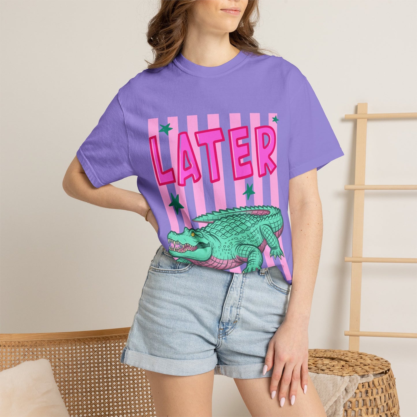 Later Gator After While T-Shirt — Retro Alligator Graphic Tee