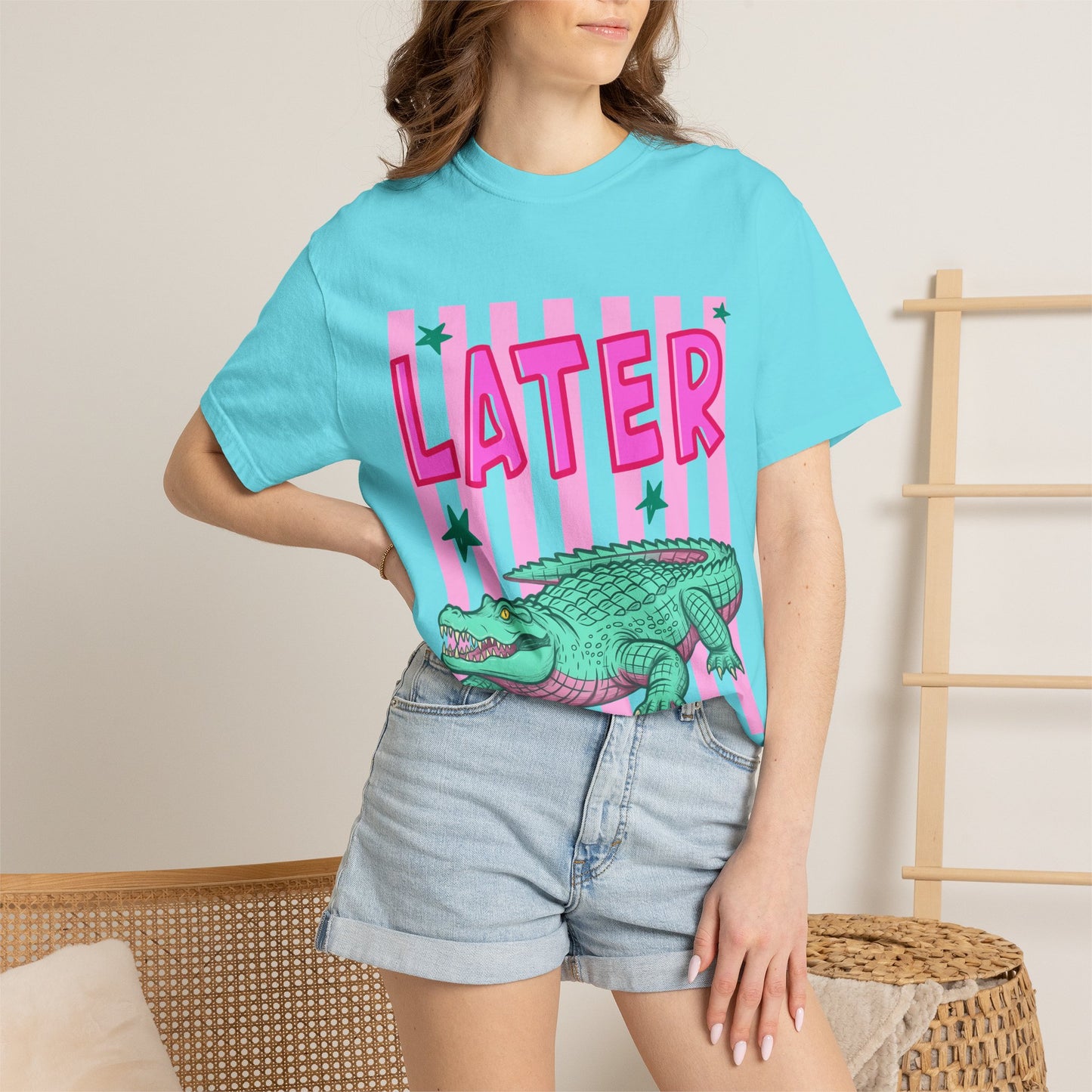 Later Gator After While T-Shirt — Retro Alligator Graphic Tee