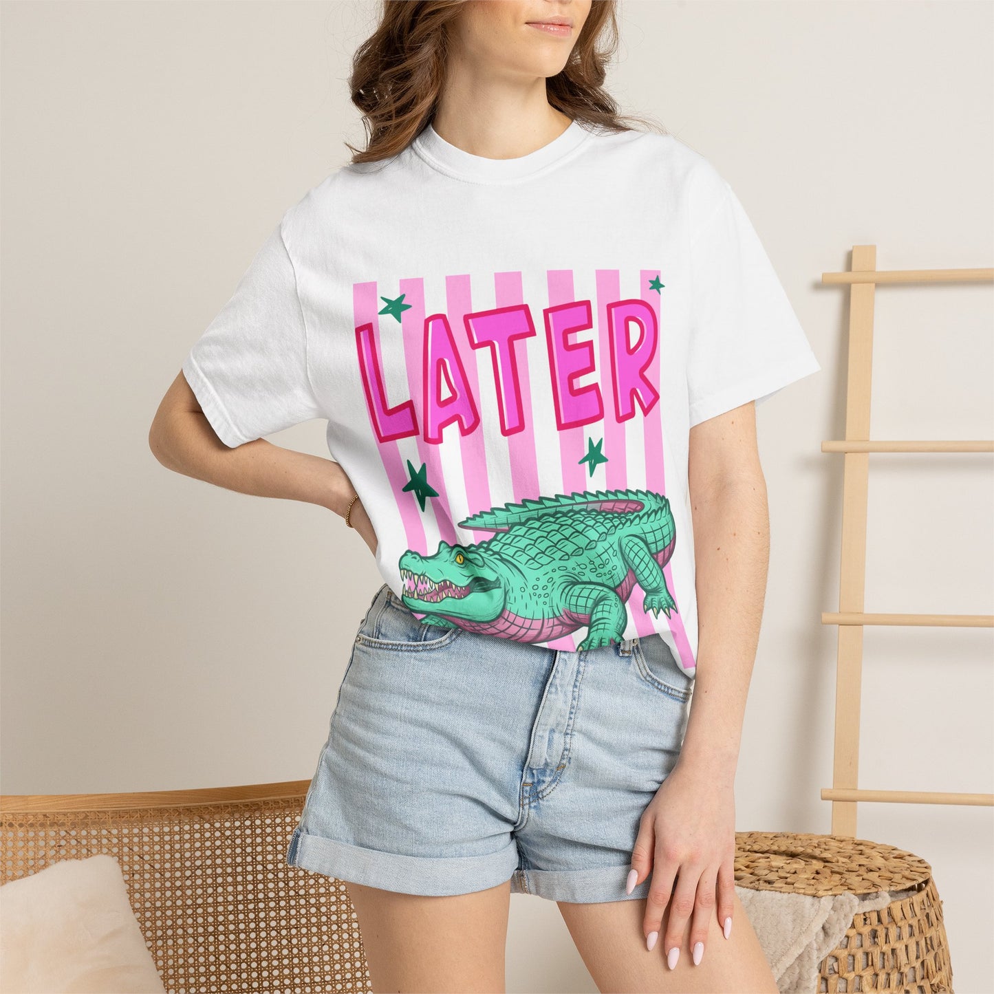 Later Gator After While T-Shirt — Retro Alligator Graphic Tee