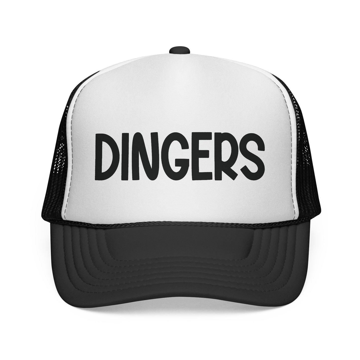 DINGERS Trucker Cap - Baseball Hat for Home Run Fans