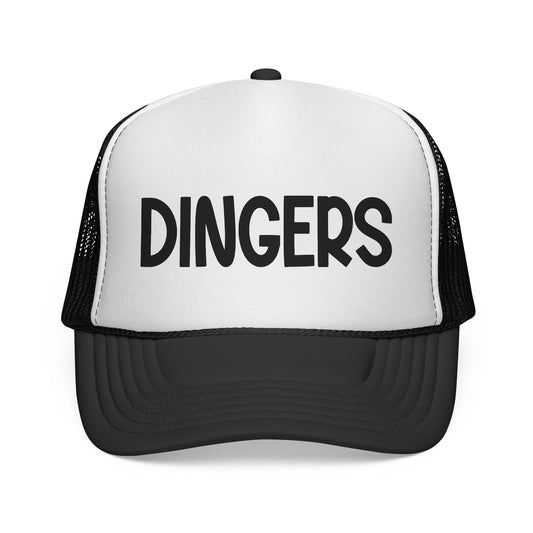 DINGERS Trucker Cap - Baseball Hat for Home Run Fans