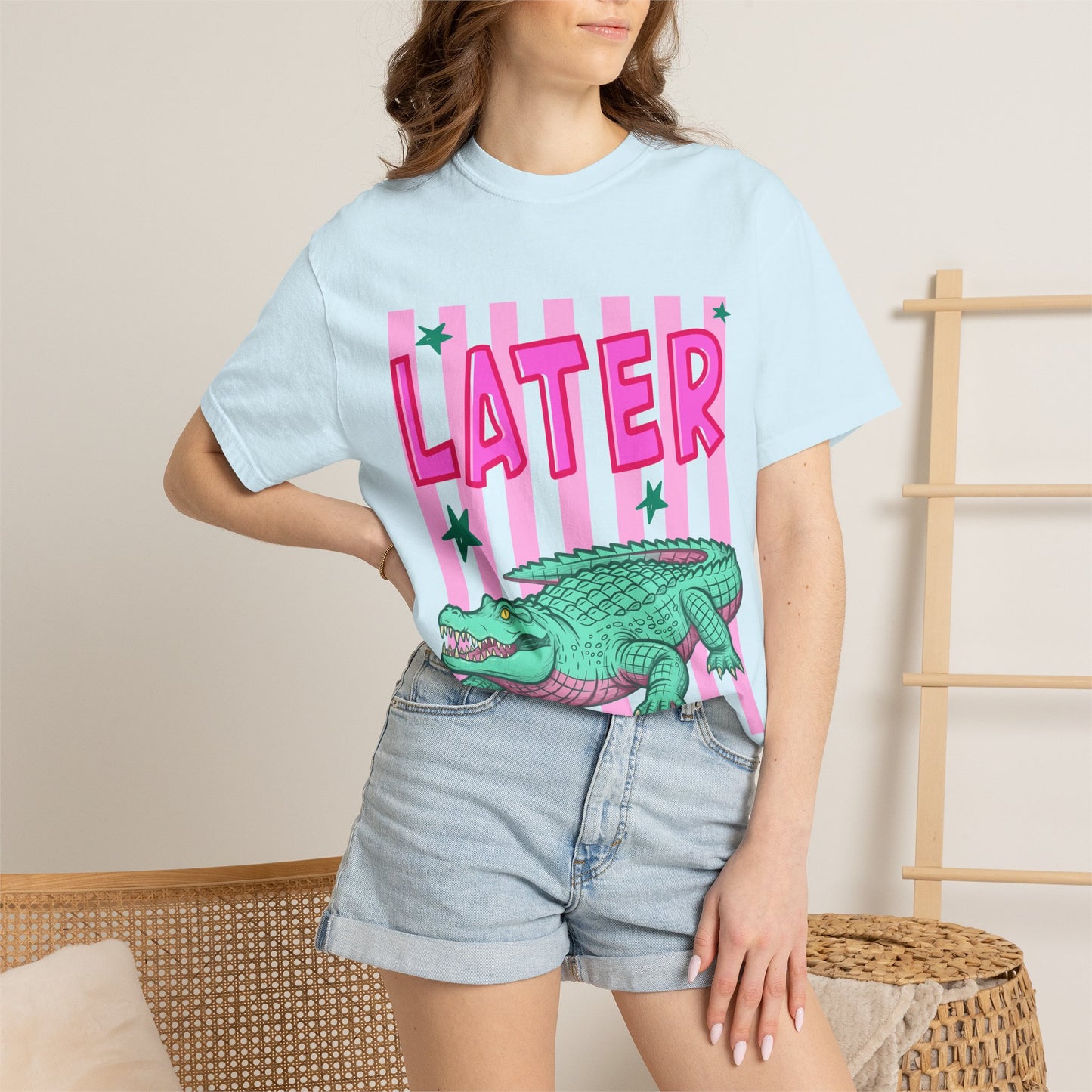 Later Gator After While T-Shirt — Retro Alligator Graphic Tee