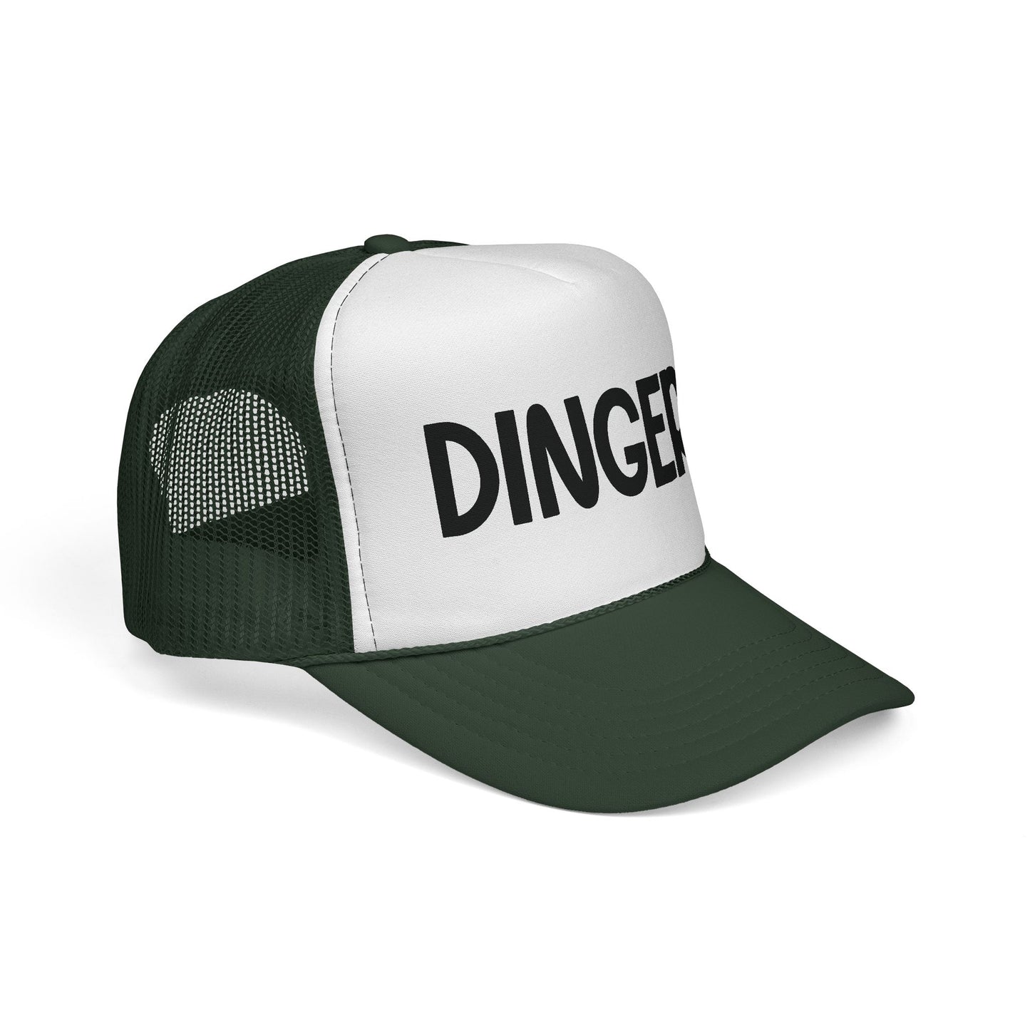 DINGERS Trucker Cap - Baseball Hat for Home Run Fans