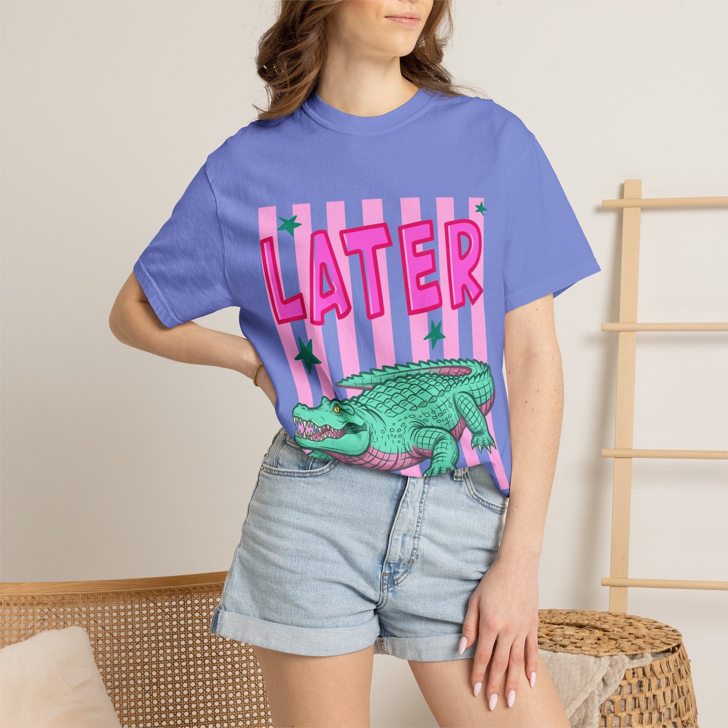 Later Gator After While T-Shirt — Retro Alligator Graphic Tee