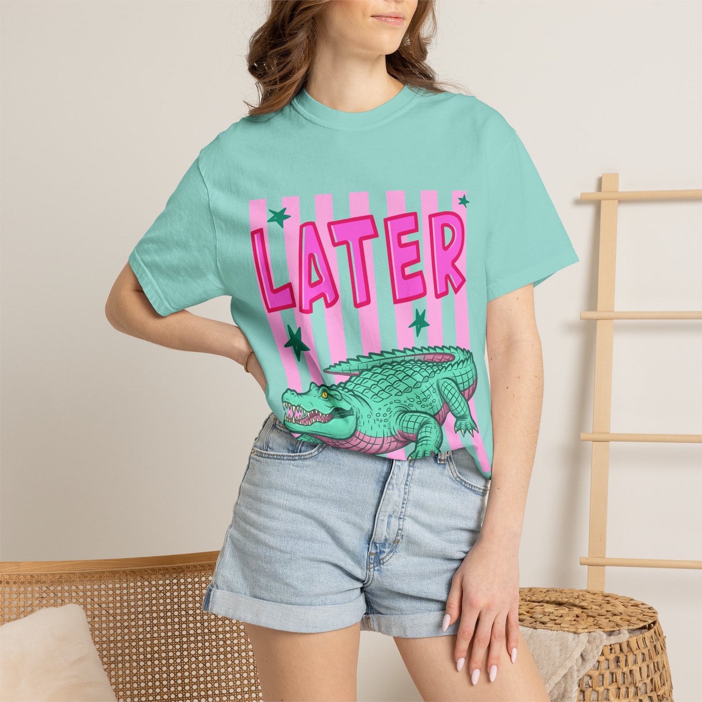 Later Gator After While T-Shirt — Retro Alligator Graphic Tee