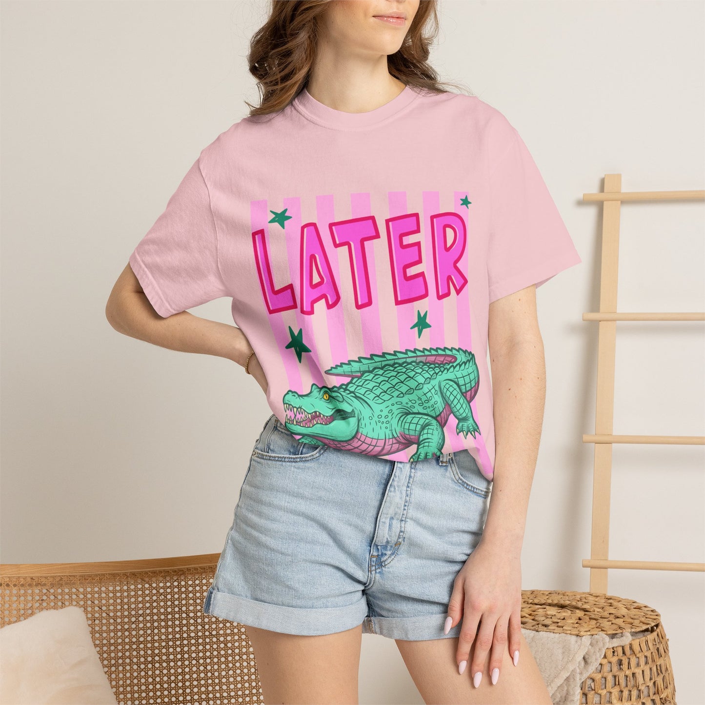 Later Gator After While T-Shirt — Retro Alligator Graphic Tee